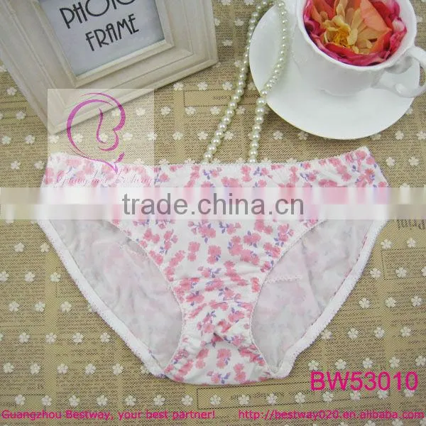 School girls dresses fashion leopard panties with back lace & bows