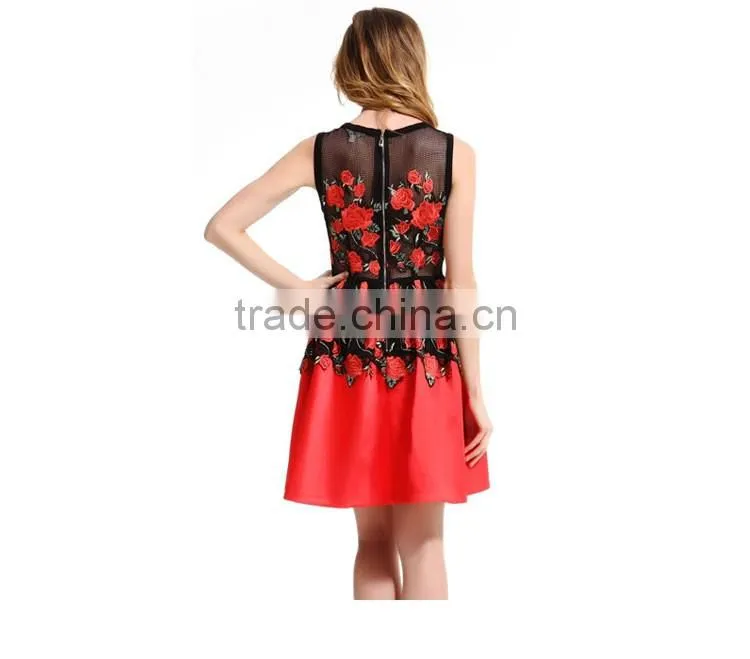 female clothes manufacturers china best design fashion black sleeveless high quality women casual dress
