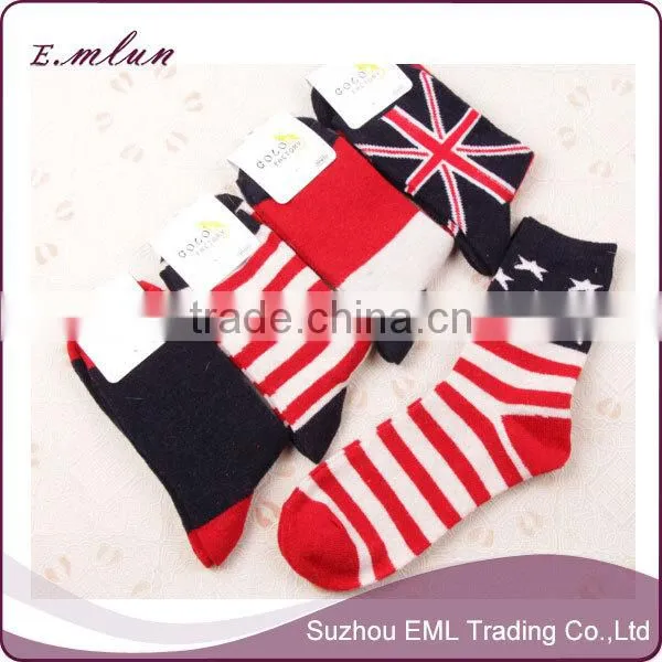 Wholesale custom high quality sports socks/ striped socks/digital print socks
