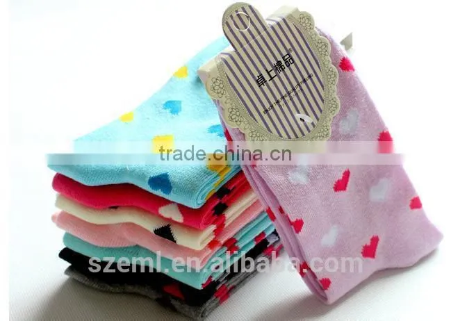 high quality Wholesale cute Cotton women's point Socks