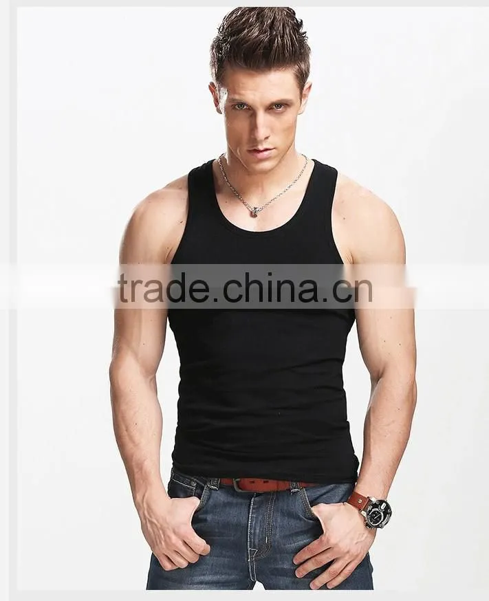 Mens Blank Tight Athletic Tank Top Wholesale