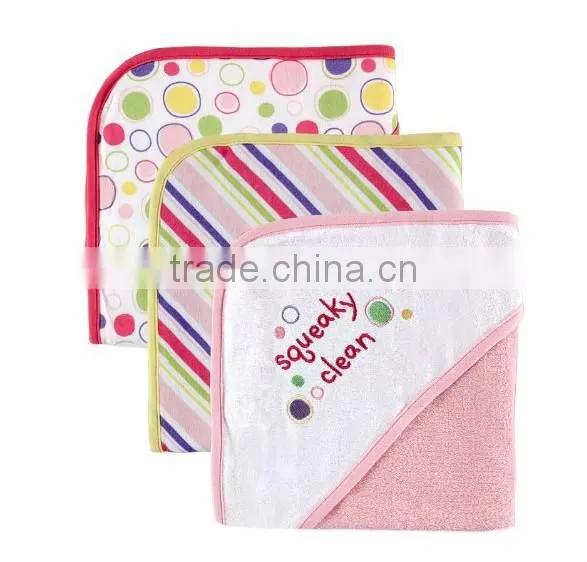 China supplier applique cotton terry pattern baby baby security blanket