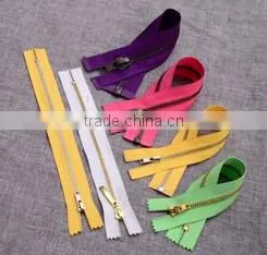 No.8 Brass Long Chain Metal Zipper or Zips