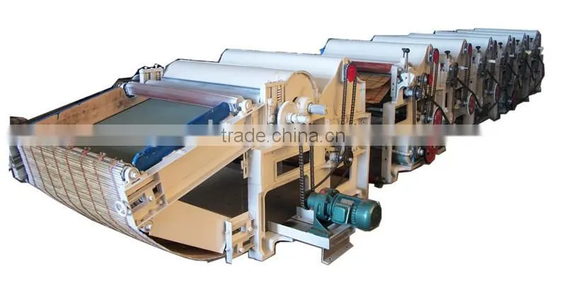 fabric waste recycling machine / Textile Cotton Yarn Fabric Waste Recycle Machine