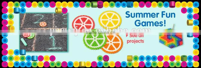 2017 Diyfashion 5mm 24Colors perler Fuse Beads box set of Diy Educational toys for kids