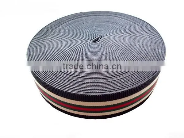 Printed elastic webbing band