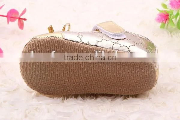 Hot Sale New Design Princess Girl Prewalker Baby Soft Sole Shoes
