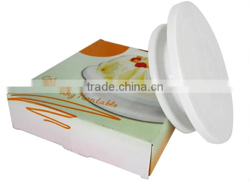 Rotating Cake Decorating turntable rotating stand/ Icing Turntable Display Table Stand cake turntable for wedding cake