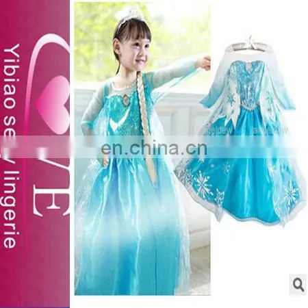 In stock/OEM girls skirt elsa anna dress