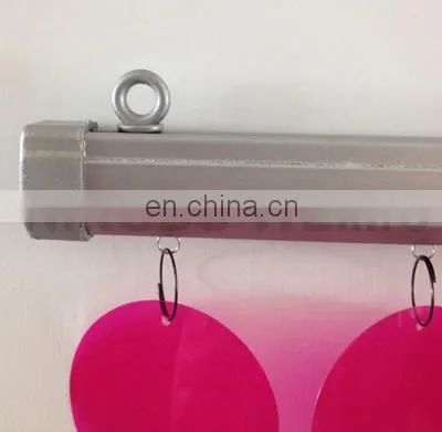 plastic metallic color sequin restaurant curtain