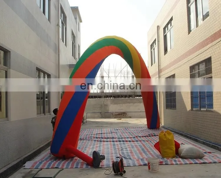 NEW Outdoor Entrance Advertising Inflatable Rainbow Arch For Sales