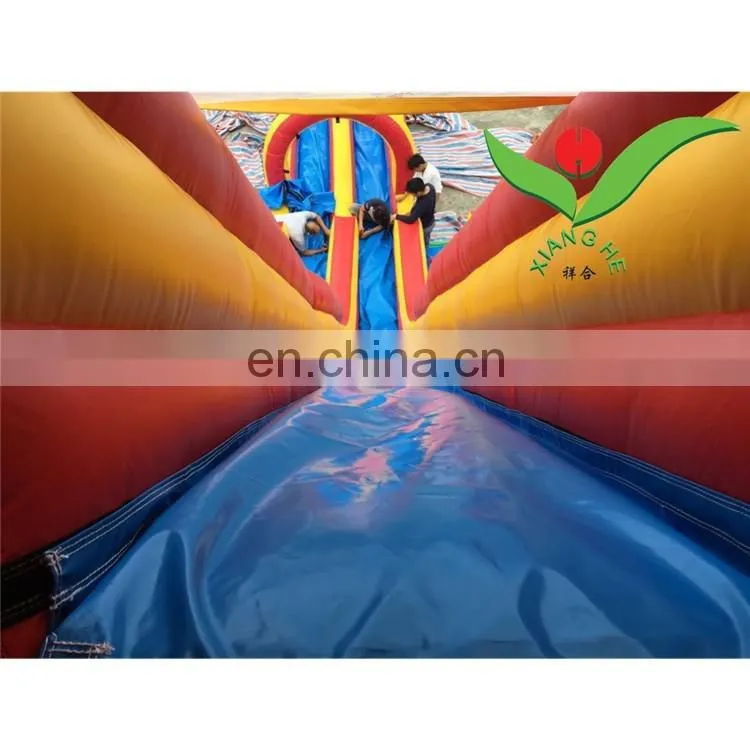 Summer hot products giant inflatable water slide for adults or kids amusement with pool water slide for sale