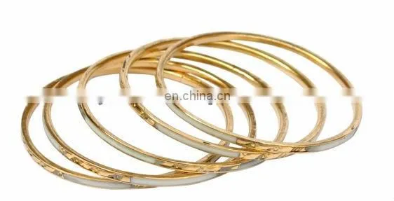 Colourful Square Mix Metal Bangle Bracelet