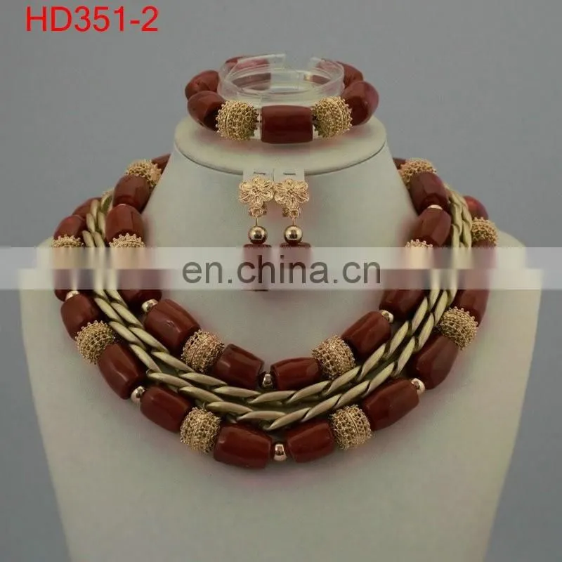 2016 cheap beads jewelry set include necklace earrings bracelet | gorgeous big jewelries set