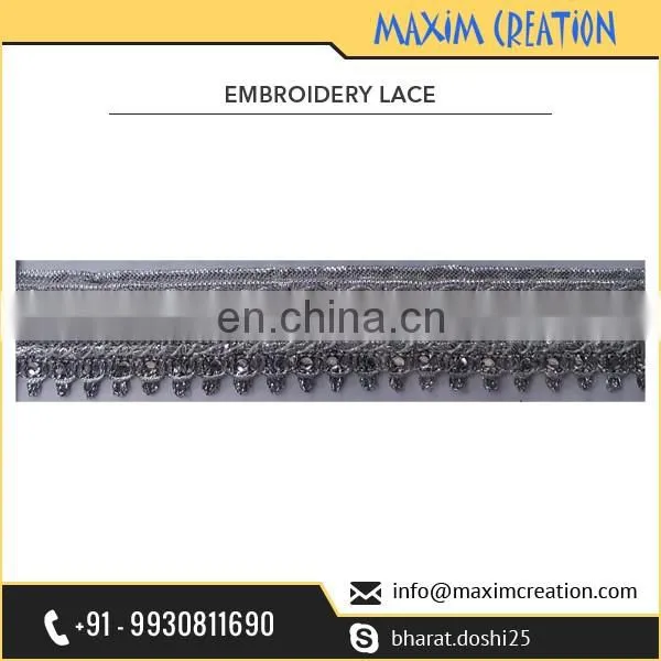 Decorative and Alluring Lace with Trims Available at Wholesale Price