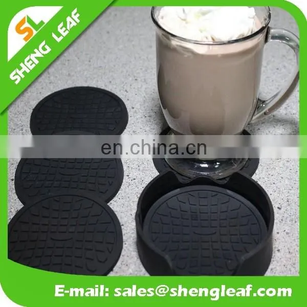 New product custom design silicon rubber cup coaster manufacturer sale