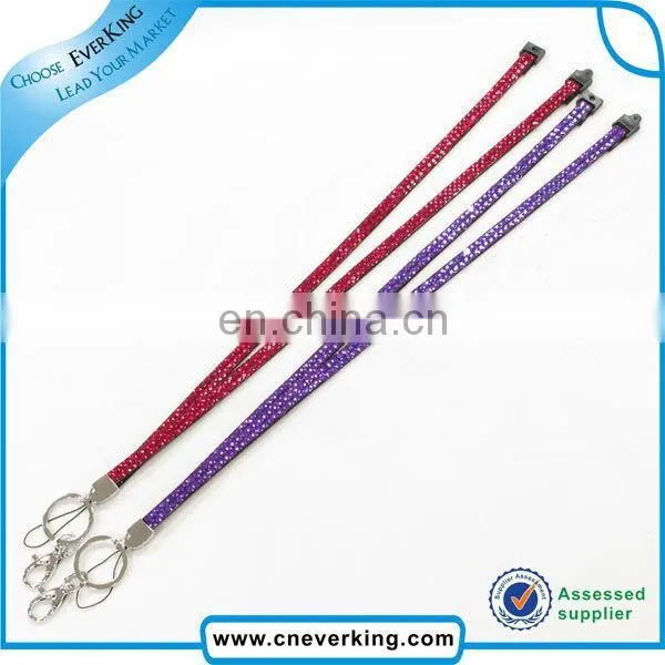 fashional design mock up rhinestone id badge holder lanyard