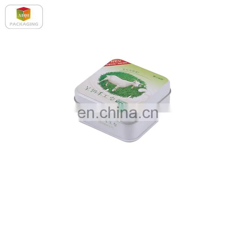2017 newest hot selling soap packing tin box