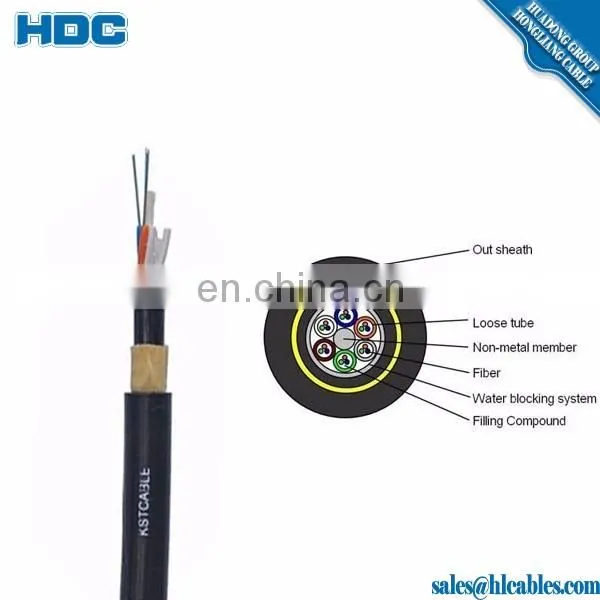 GYTS/GYTA G652D 24 core single mode Fiber Optic Cable