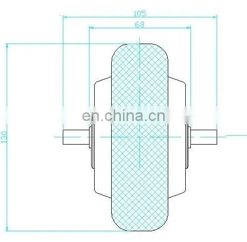 high quality 5" 5inch with hall sensor scooter hub motor