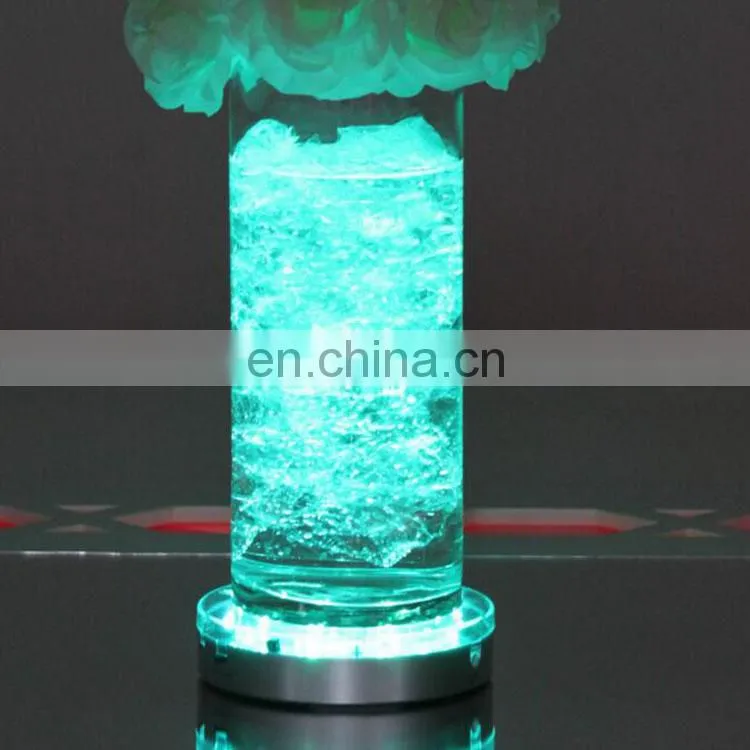 8 inches remote control candelabraled light base for table decorations