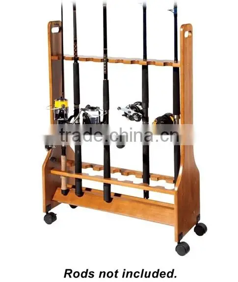 Fish Rod Rack / Rolling Rod Racks / Rolling Rod Carts