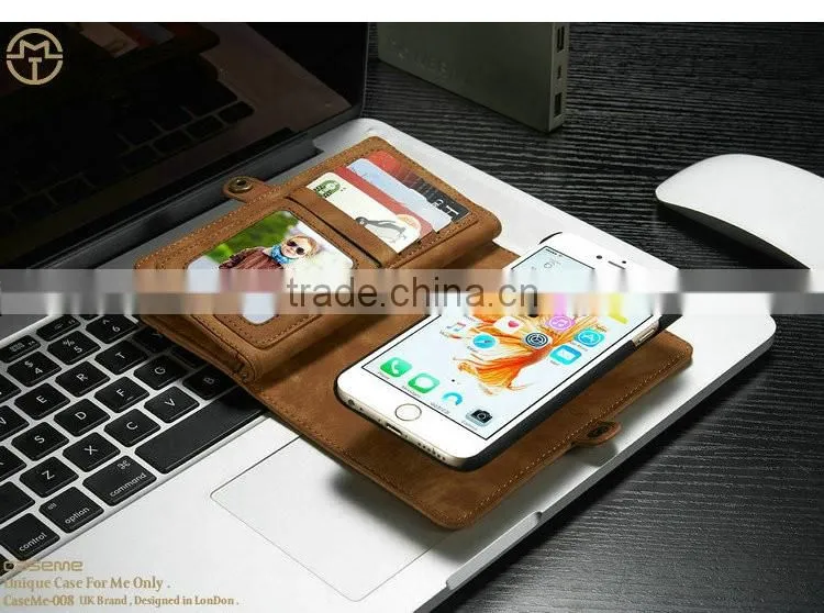 iCase manufacturer wholesale custom design wallet leather cell phone case for iphone 6s plus