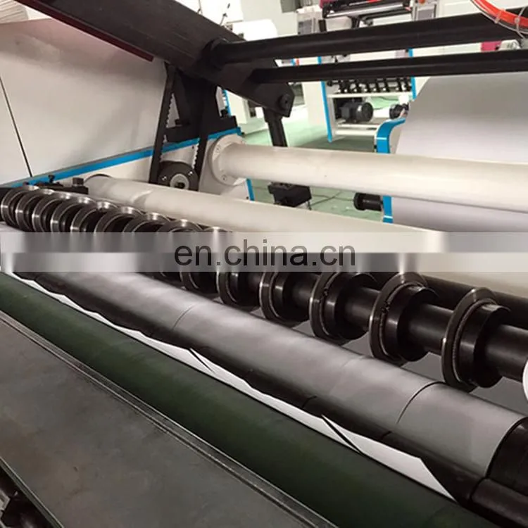 automatic cash register paper roll rewinding slitter machine