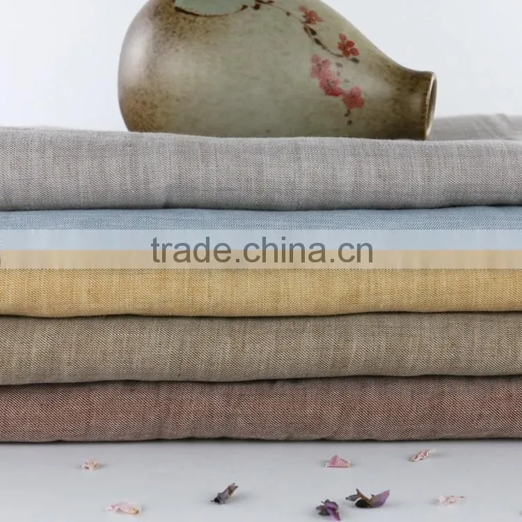 chambray linen fabric twill,fashion linen fabric for ladies top & dress,linen rayon fabric