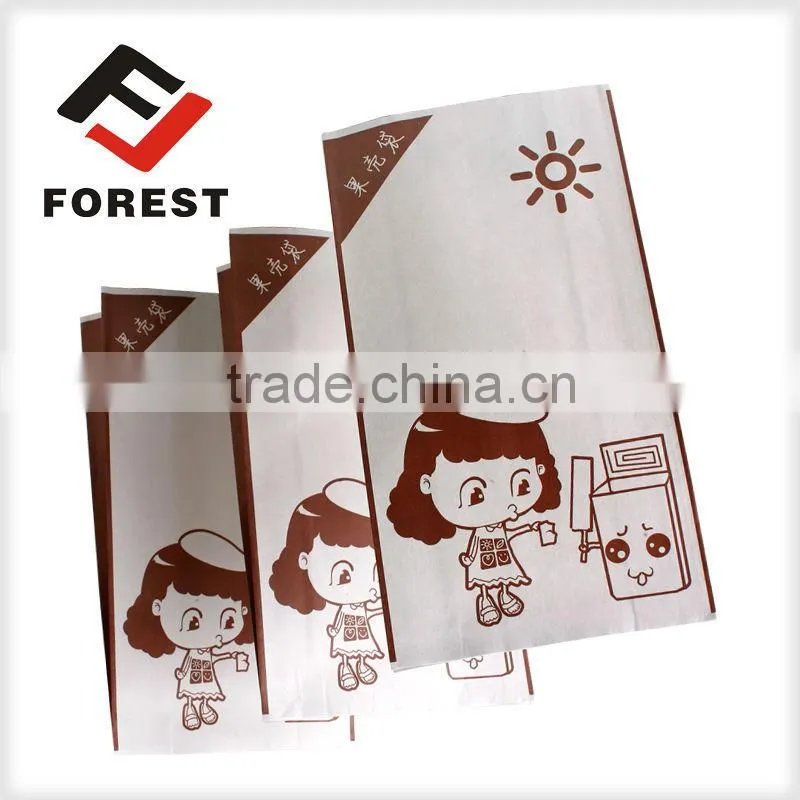 White cute lunch paper bags for gifts