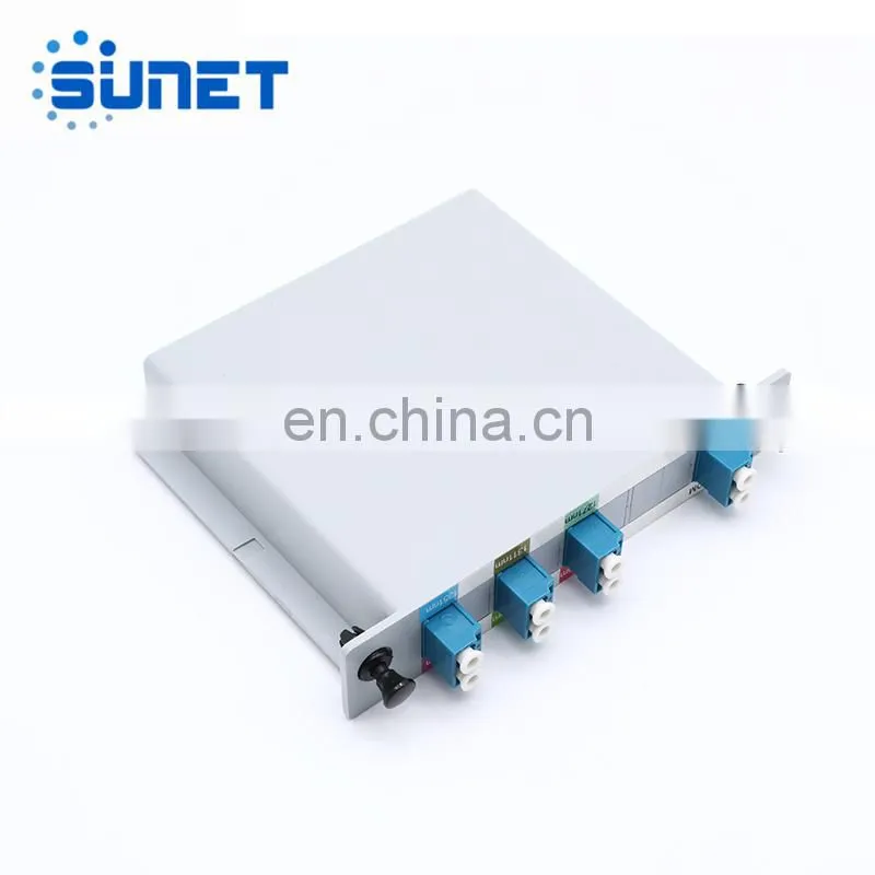 Single Fiber 1270-1410nm 8CH Mux/Demux CWDM 100GHz 8 Channels Lgx Box CWDM