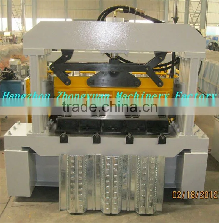 Embossed Trapezoidal Metal Floor Deck Panel Roll Forming Machine Prices