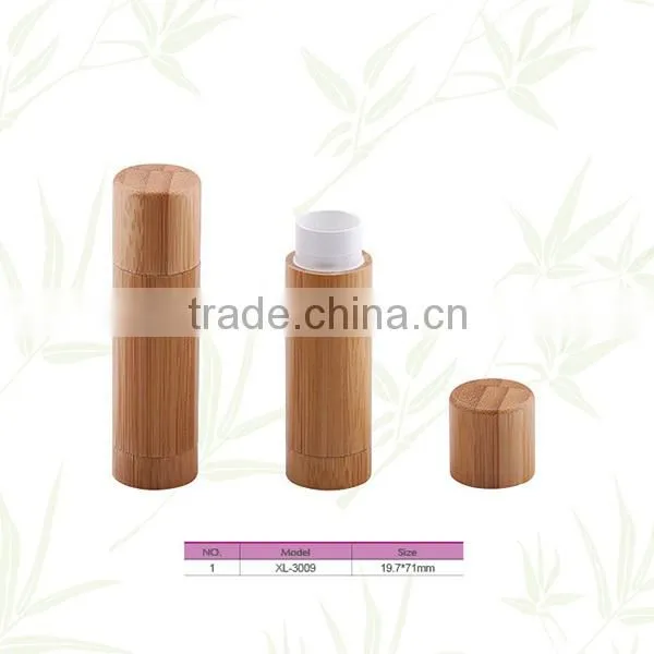 New design bamboo lip balm tube for wholesales