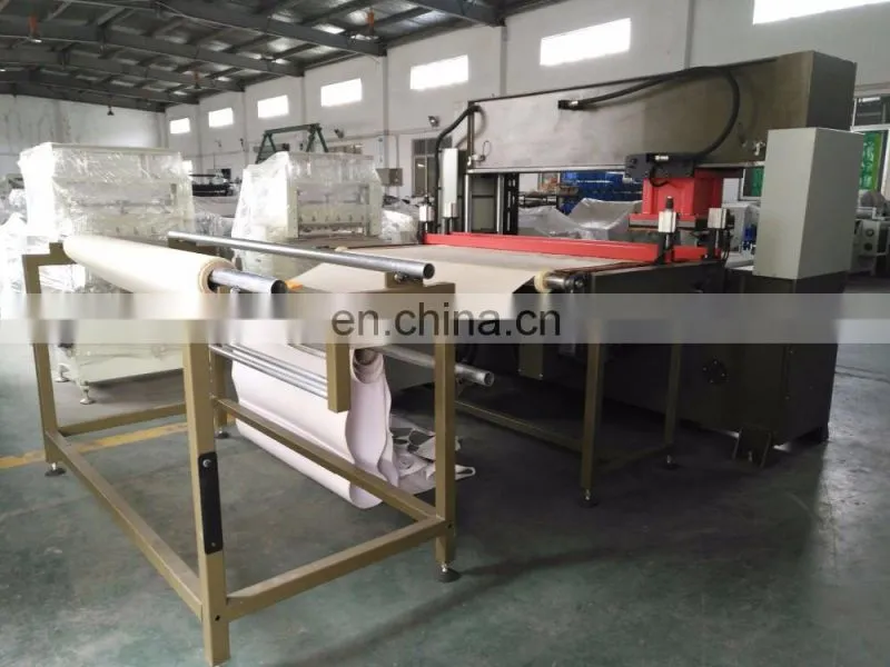 foam leather cutting machine/PP woven bag making cutting machine