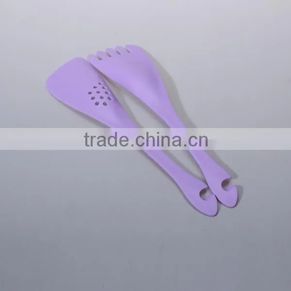 Kitchen tool cheap non stick plastic kitchen utensils 2pcs/set