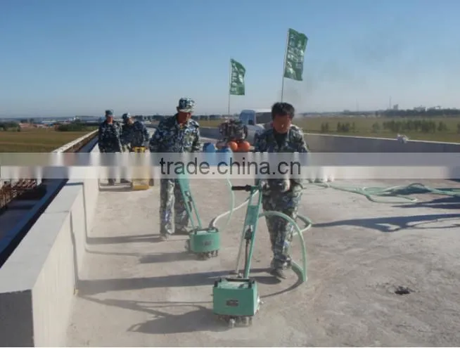 Multi Headed Bush Hammering Machine For Roughing Concrete