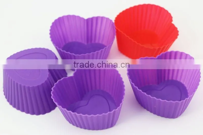 Heart Shaped small cupcake liners