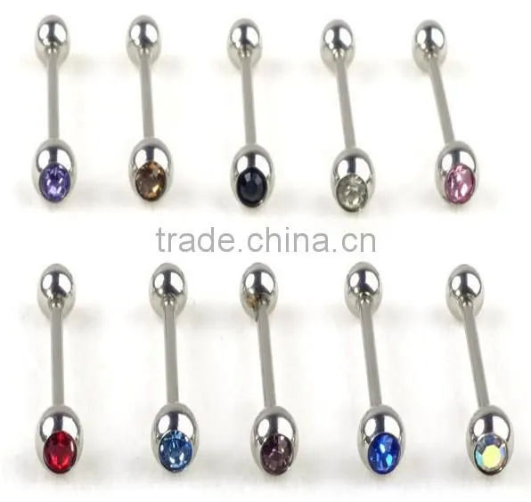 internally threaded tiny cz diamond star labret monroe lip ring piercing body jewellery