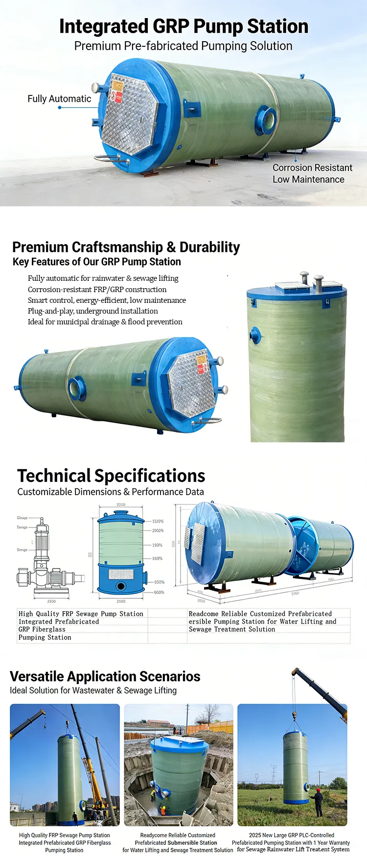 Processes of Integrated Sewage Treatment Equipment