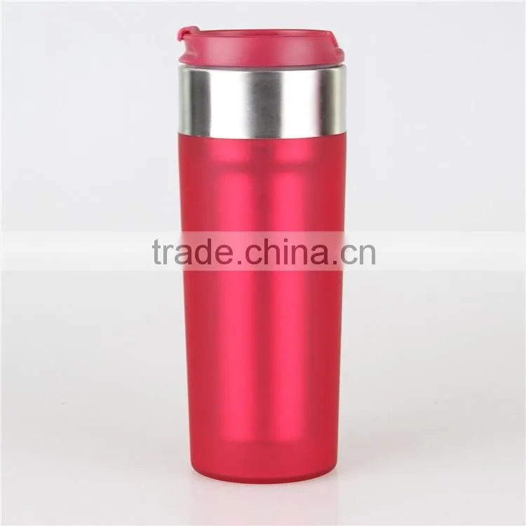 new design FOR YOU double wall steal inner AS outer travel mug