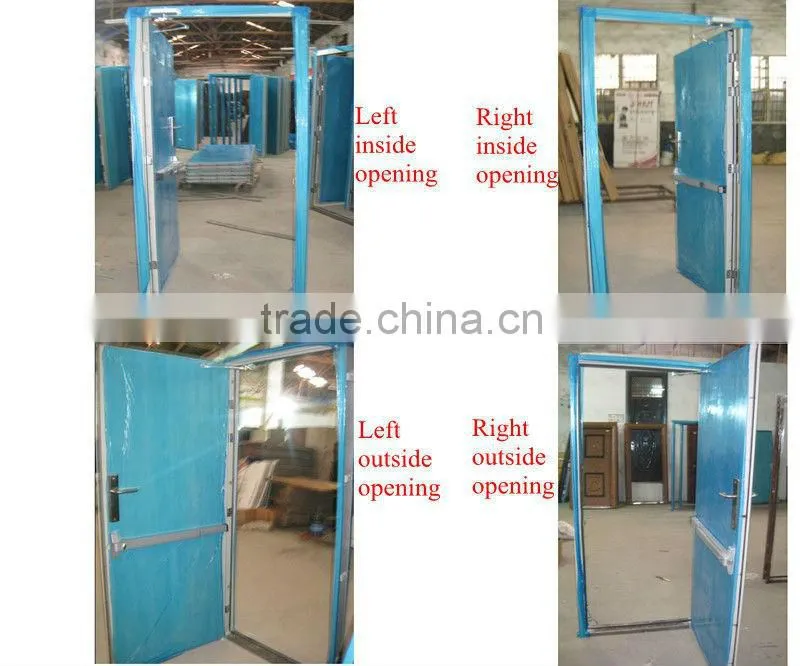 (BG-F9035) steel fire proof commercial door
