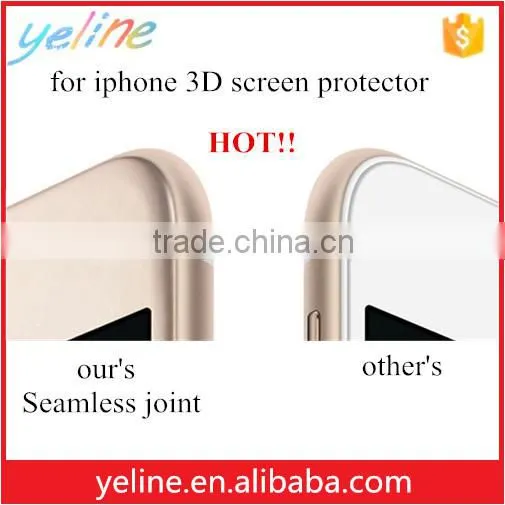 3D full cover tempered glass screen protector for iphone 6 plus