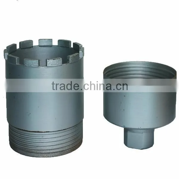 Brazed welded assembled drill bits