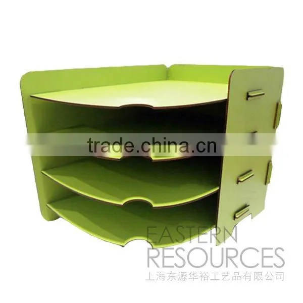 DIY Wood 4 Layer A4 Paper Holder
