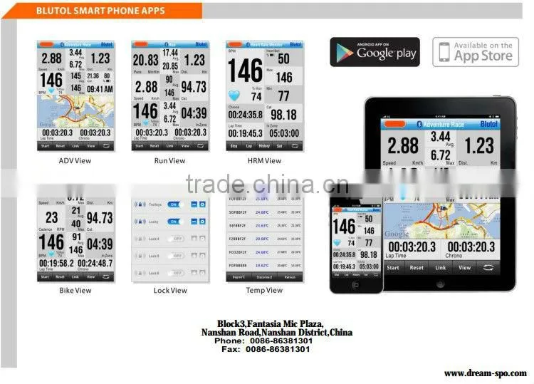 Bluetooth Wheel Speed/ Revolution speed sensor/ Cadence Wireless Sensor