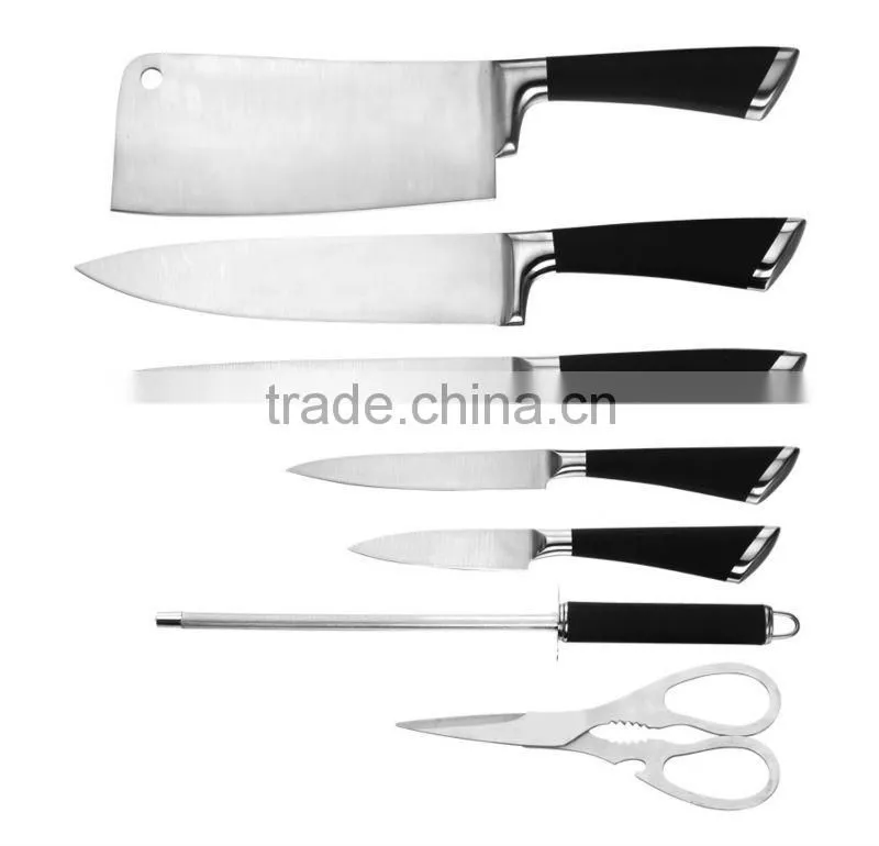 ABS+430 S/S HANDLE 8PCS KITCHEN KNIFE SET