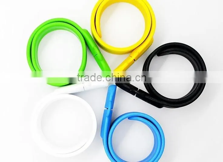 wrist band braclet usb 8gb slap wrist usb flash drive