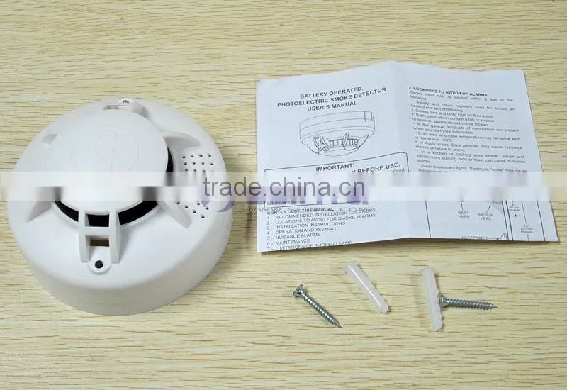 Wireless Cigarette Smoke Detector Sensor Standalone Photoelectric