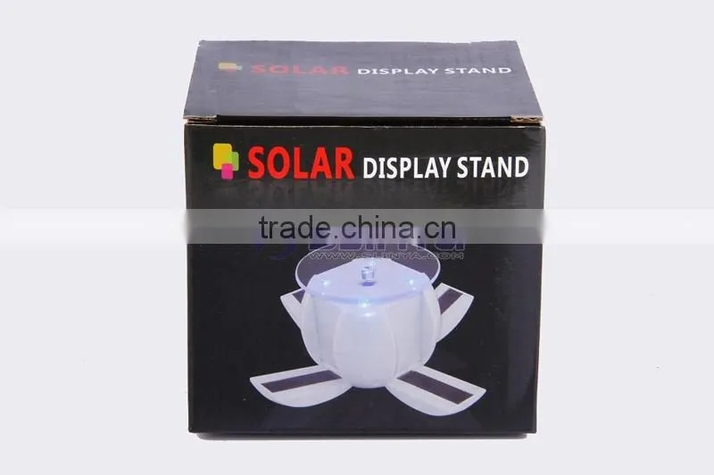 Red Yellow Green Shell LED Indicate Solar Power Product Counter Show Stand
