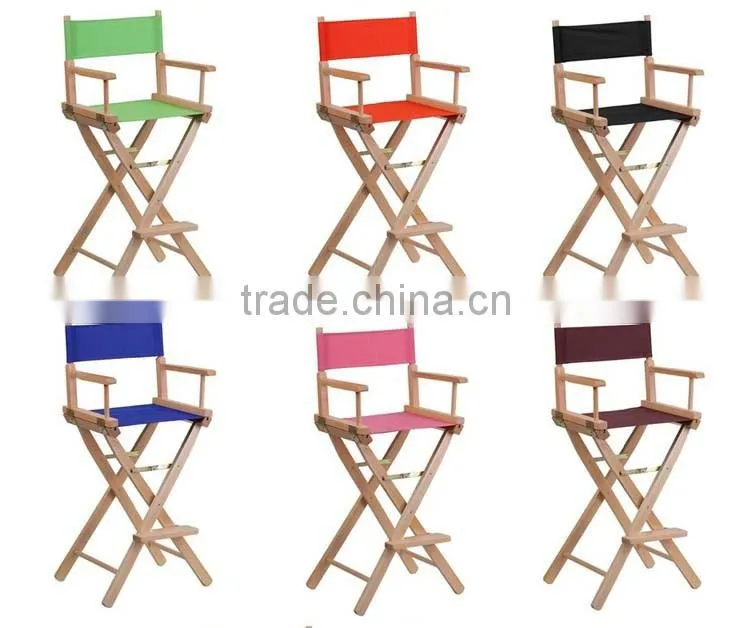 Wooden Furniture Designs Modern Outdoor Cheap Camping Canvas Folding Wooden director chair